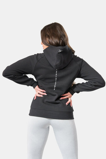 STING Womens Ultra Cropped Hoodie Black